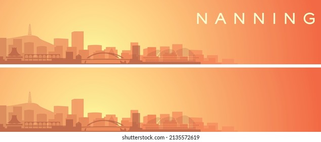 Nanning Beautiful Skyline Scenery Banner