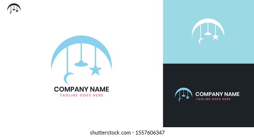 Nanny logo - All elements on this template are editable with vector software.