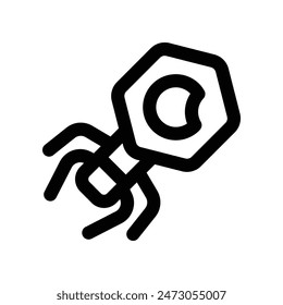 nano bot icon. vector dual tone icon for your website, mobile, presentation, and logo design.