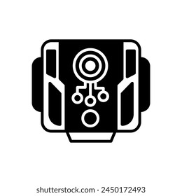 Nano Camera icon in vector. Logotype
