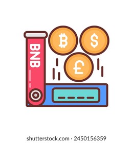 Nano Crypto Wallet icon in vector. Logotype

