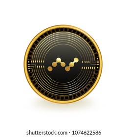 Nano Cryptocurrency Coin Isolated