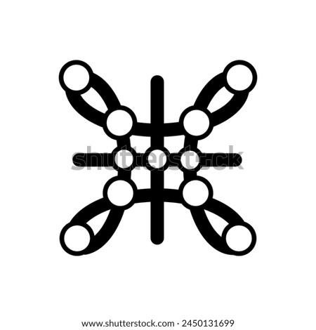 Nano Fiber icon in vector. Logotype
