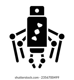 Vektor-Vektorsymbol für Nano-Maschinen für persönliche und kommerzielle Nutzung.
