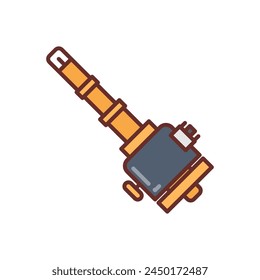 Nano Mechanical Testing icon in vector. Logotype
