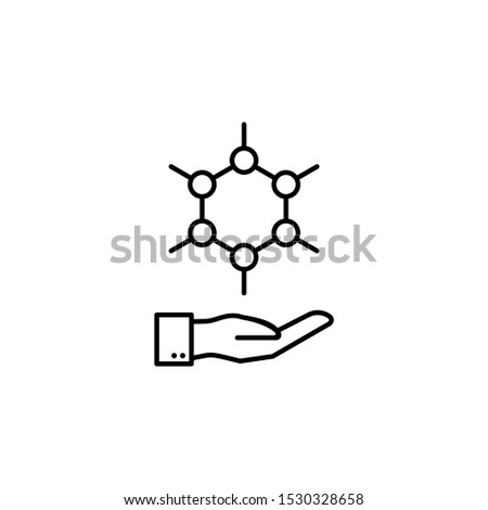 Nano medic icon. Element of future business thin line icon