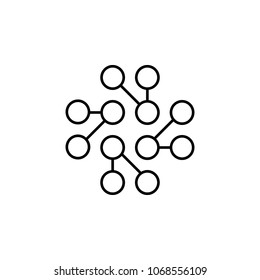 nano particles icon. Element of nano technology icon. Premium quality graphic design icon. Signs and symbols collection icon for websites, web design, mobile app on white background