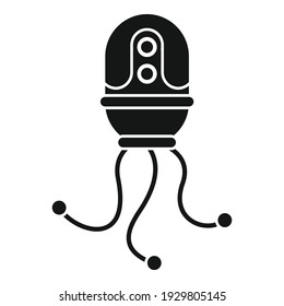 Nano robot icon. Simple illustration of nano robot vector icon for web design isolated on white background