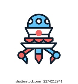 Nano Robot icon in vector. Logotype