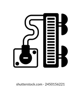 Nano Scale Cooling icon in vector. Logotype
