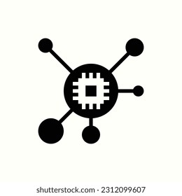 nano tech glyph style icon, isolated icon in light background, perfect for website, blog, logo, graphic design, social media, UI, mobile app