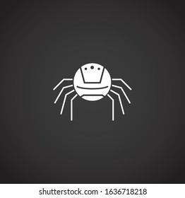 Nano tech related icon on background for graphic and web design. Creative illustration concept symbol for web or mobile app.