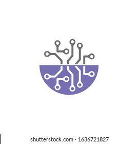 Nano tech related icon on background for graphic and web design. Creative illustration concept symbol for web or mobile app.