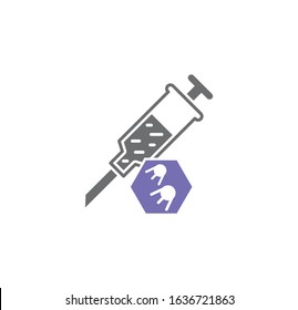 Nano tech related icon on background for graphic and web design. Creative illustration concept symbol for web or mobile app.