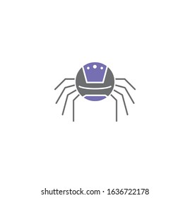 Nano tech related icon on background for graphic and web design. Creative illustration concept symbol for web or mobile app.