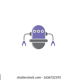 Nano tech related icon on background for graphic and web design. Creative illustration concept symbol for web or mobile app.