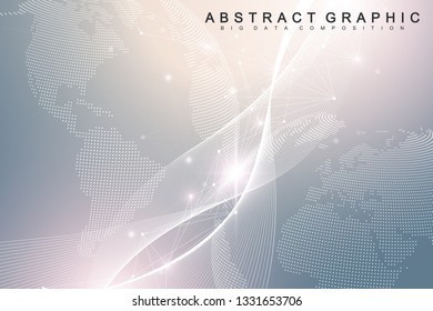 Nano technologies abstract background. Cyber technology concept.  