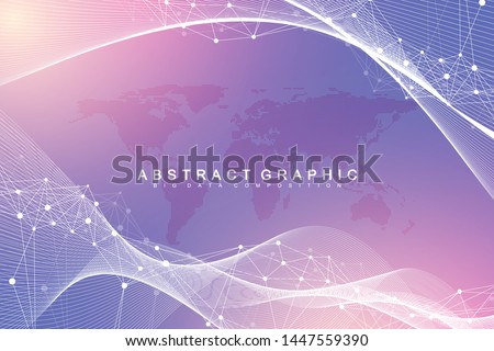 Nano technologies abstract background. Cyber technology concept. Artificial Intelligence, virtual reality, bionics, robotics, global network, microprocessor, nano robots. Vector illustration, banner.