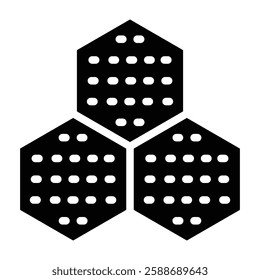 Nanoarray Glyph Icon Design For Personal And Commercial Use