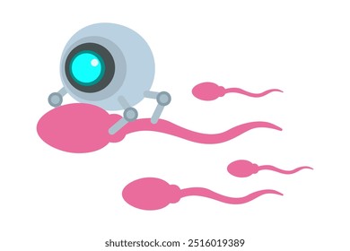 Los nanobots ayudan a la fertilización del esperma y del óvulo