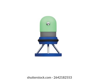 nanobots icon 3d illustration render
