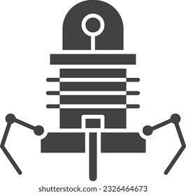 Nanomachine Icon image. Suitable for mobile application.