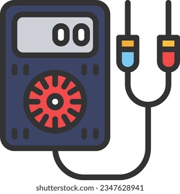 Nanometer Icon image. Suitable for mobile application.