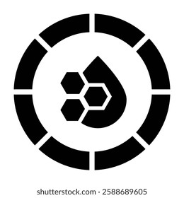 Nanoprobe Glyph Icon Design For Personal And Commercial Use