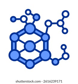 Nanotechnology Icon Element For Design