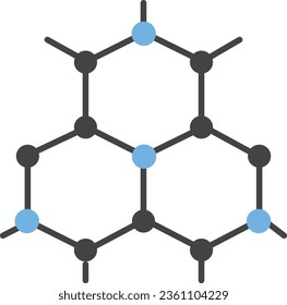 Nanotechnology Icon image. Suitable for mobile application.