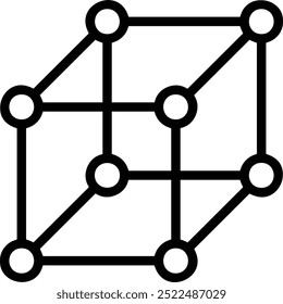 nanotechnology icon. Thin linear style design isolated on white background