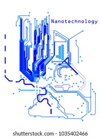 nanotechnology microchip logo