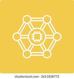 Nanotechnology vector icon. Can be used for printing, mobile and web applications.