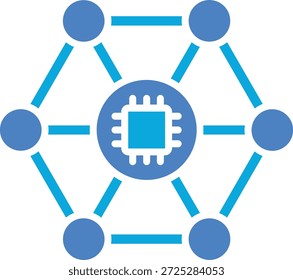 Icono de Vector de nanotecnología. Se puede utilizar para aplicaciones de impresión, móviles y de Web.