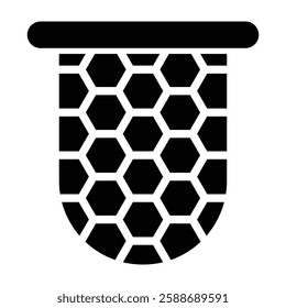 Nanotube Glyph Icon Design For Personal And Commercial Use