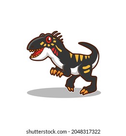 nanotyrannus cute vector illustration design 