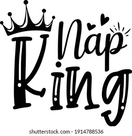 Nap King, Baby Boy Vector File