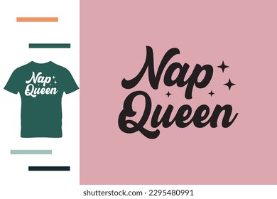 Diseño de la camiseta de la reina Nap