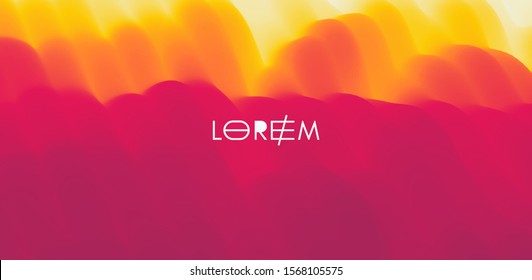 Napalm burns. Abstract background with dynamic effect. Trendy gradients. Can be used for advertising, marketing, presentation.