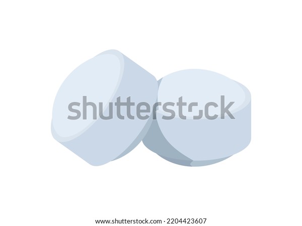 Naphthalene Mothball Items Simple Flat Illustration Stock Vector ...