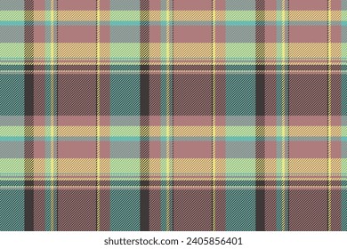 Napkin background tartan pattern, thanksgiving vector textile seamless. Designs plaid texture check fabric in pastel and dark colors.