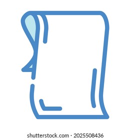 napkin for dancer color icon vector. napkin for dancer sign. isolated symbol illustration