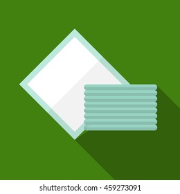 Napkin flat icon illustration isolated vector sign symbol