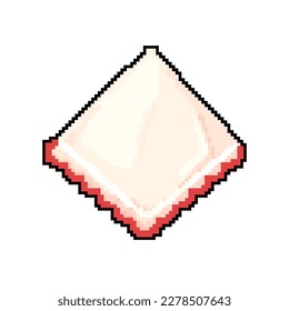 napkin handkerchief towel game pixel art retro vector. bit cash napkin handkerchief towel video arcade. old vintage illustration