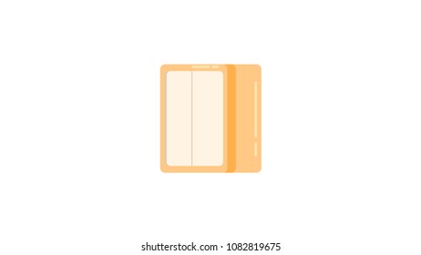 Napkin holder insolated ilustration vector