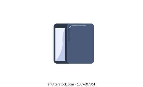 Napkin holder isolated vector illustration