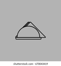 napkin icon illustration isolated vector sign symbol