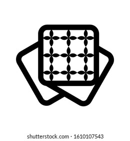 napkin icon isolated sign symbol vector illustration - high quality black style vector icons
