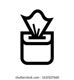 napkin icon isolated sign symbol vector illustration - high quality black style vector icons
