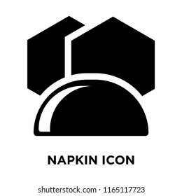Napkin icon vector isolated on white background, Napkin transparent sign , food symbols